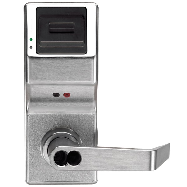 Prox Reader Cylindrical Door Lock, 300 Users, 1600 Event Audit Trail, Straight Lever, SFIC Prep, Les